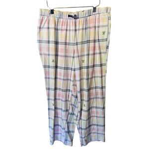 Life Is Good Pajama Pants XL Womens Multicolor Pockets Stretchy Straight Leg